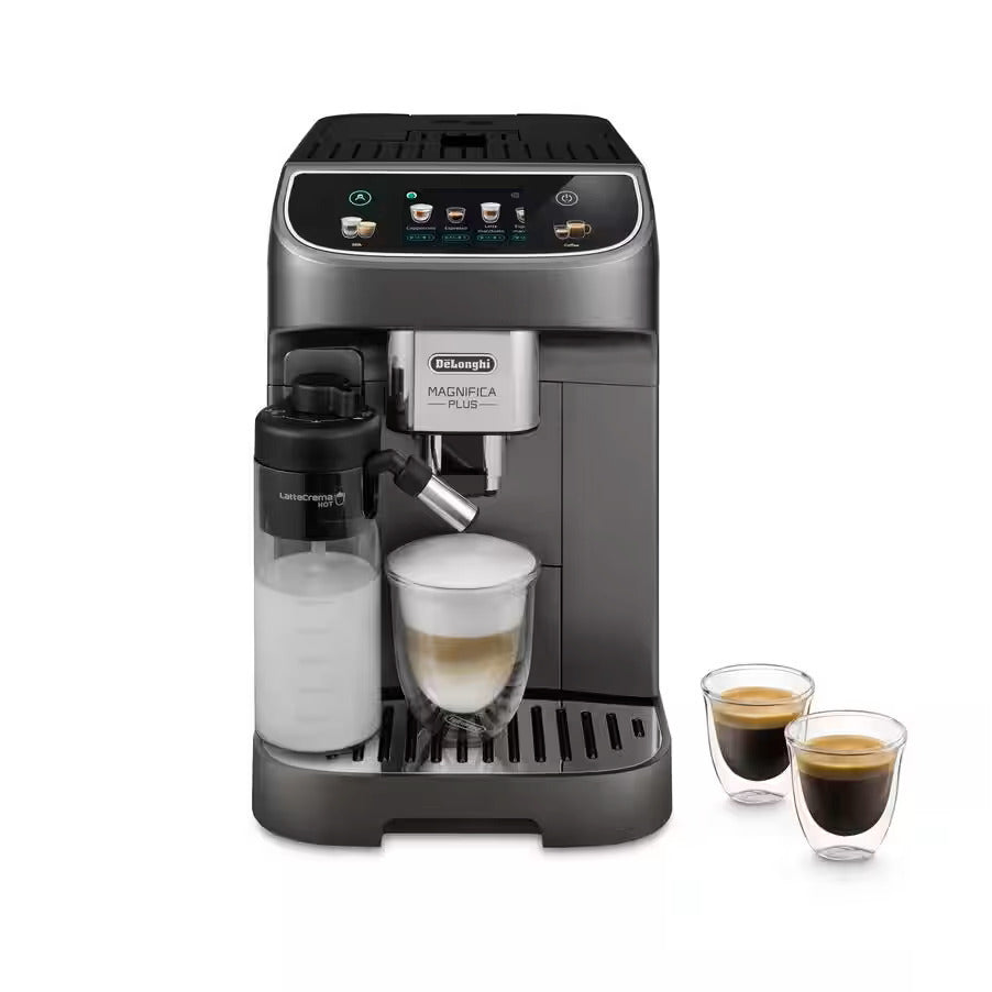 De'Longhi Magnifica Plus Automatische Espressomaschine 1450W Druck 15bar für Cappuccino mit Mahlwerk Schwarz