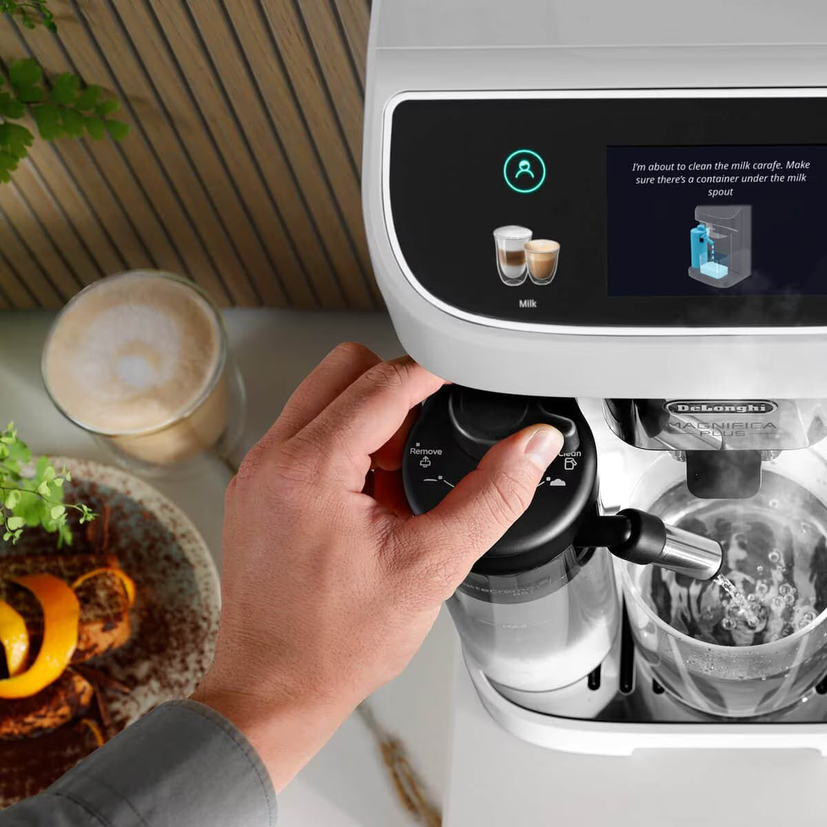 De'Longhi Magnifica Plus ECAM320.60.W Kaffeevollautomat Weiß